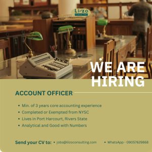 We-Are-Hiring- junior accounting-officer