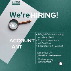 We're hiring accountant